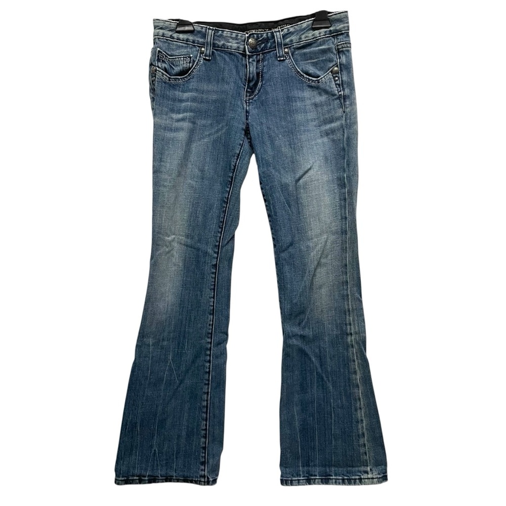 ReRock For Express Distressed Bootcut Womens Jeans // S